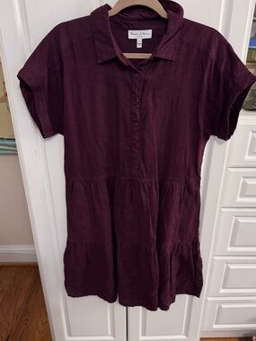 Michael stars medium linen dress, EUC